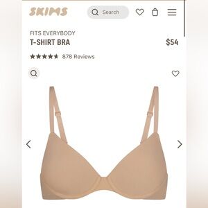 Skims Fits Everybody Tshirt Bra